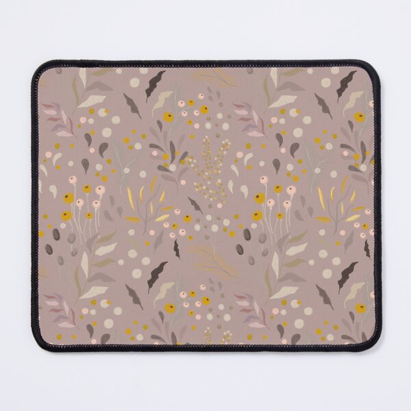 Item preview, Floral seamless pattern, berries, petals, twigs on a colored background. designed and sold by UVI-CA.