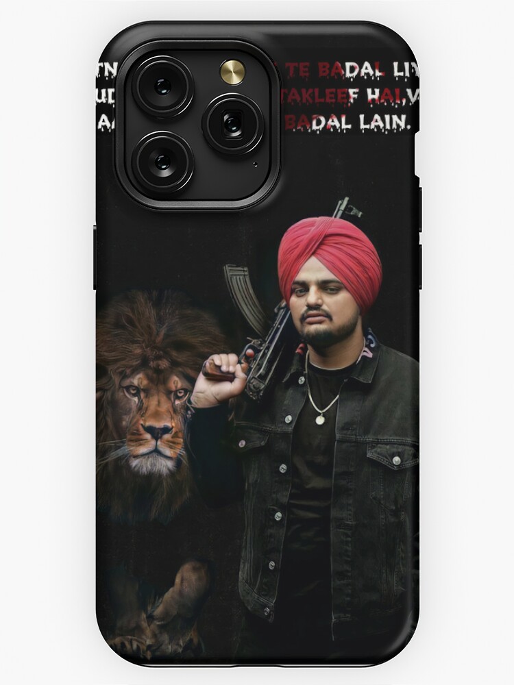 IPHONE XS MAX SIDHU MOOSEWALA PRINTED COVER