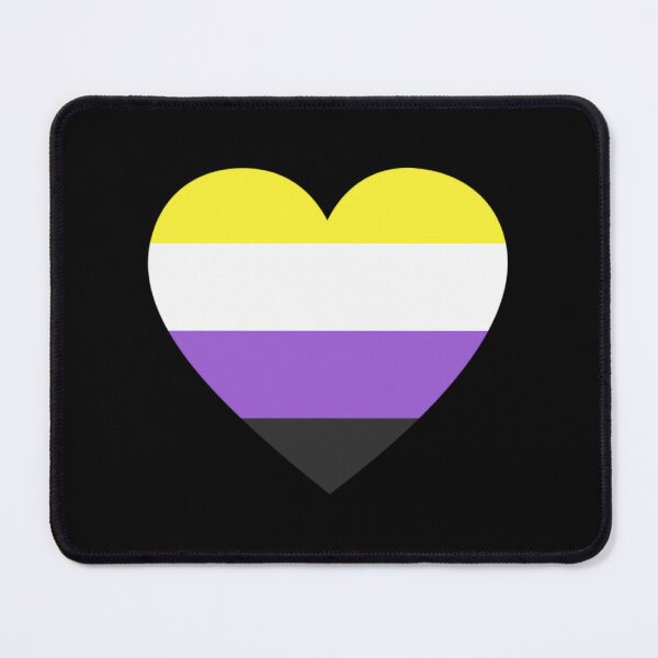 Item preview, Nonbinary Pride Heart designed and sold by punkauracrystal.