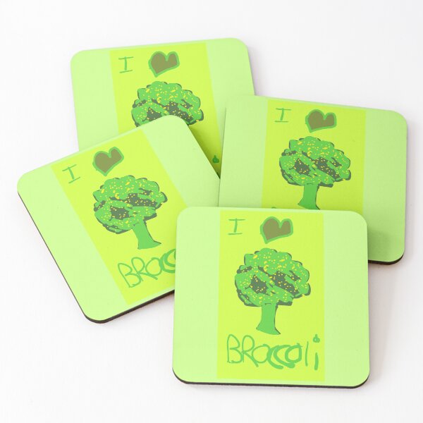 Item preview, I love broccoli designed and sold by ArtistRebeccaLS.