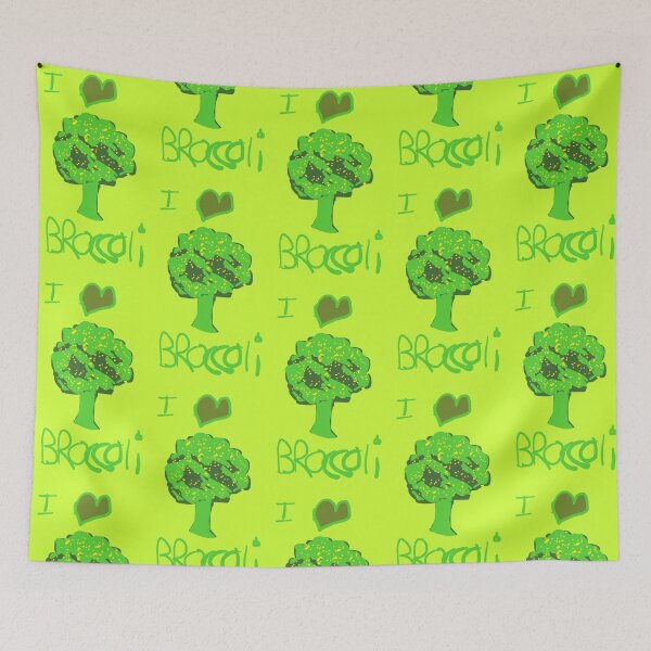 Item preview, I love broccoli designed and sold by ArtistRebeccaLS.