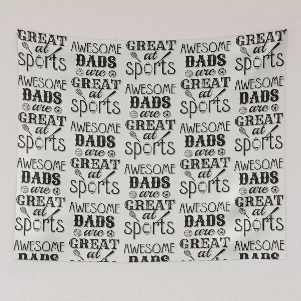 Item preview, Distressed Style Awesome Dads Are Great At Sports Black Text, Great Design For Cool Dads, Perfect For Father's Day designed and sold by TrulyEpoque.