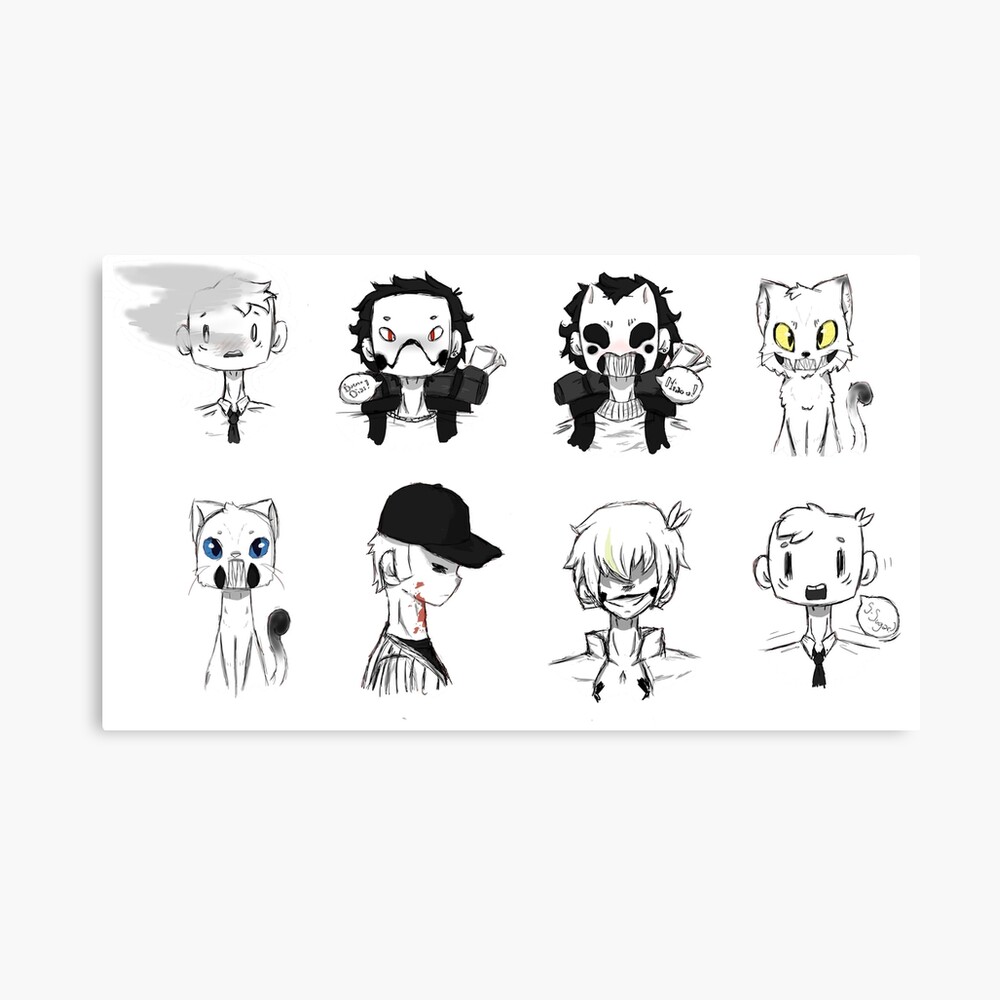 Off By Mortis Ghost Portraits Photographic Print By Skyekatt Redbubble