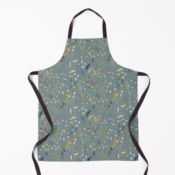 Item preview, Floral seamless pattern, berries, petals, twigs on a colored background. designed and sold by UVI-CA.