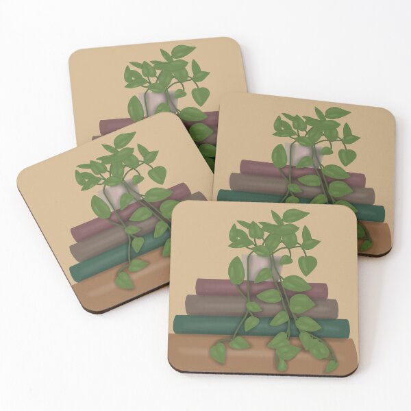 Item preview, Plant on book stack designed and sold by Becky-Marie.