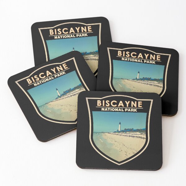 Item preview, Biscayne National Park Florida Watercolor Badge designed and sold by KrisSidDesigns.