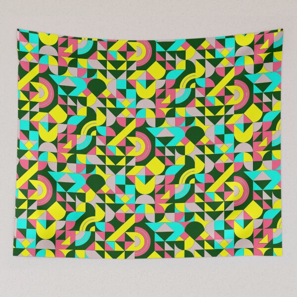 Item preview, geometric colorful patterns conceptual Art - Abstract Neo Geo graphic design designed and sold by Design Repo.