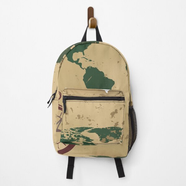 Item preview, Vintage World Map With Rustic Compass designed and sold by risingrocket.