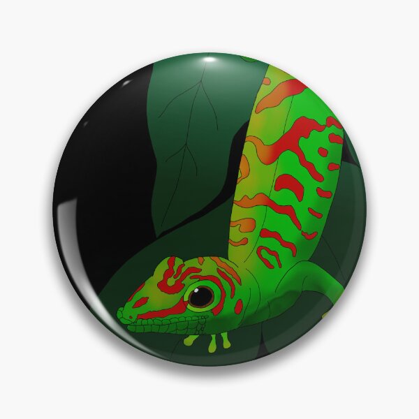 Item preview, Giant Day Gecko, cute green gecko designed and sold by Chrysalid Creations.