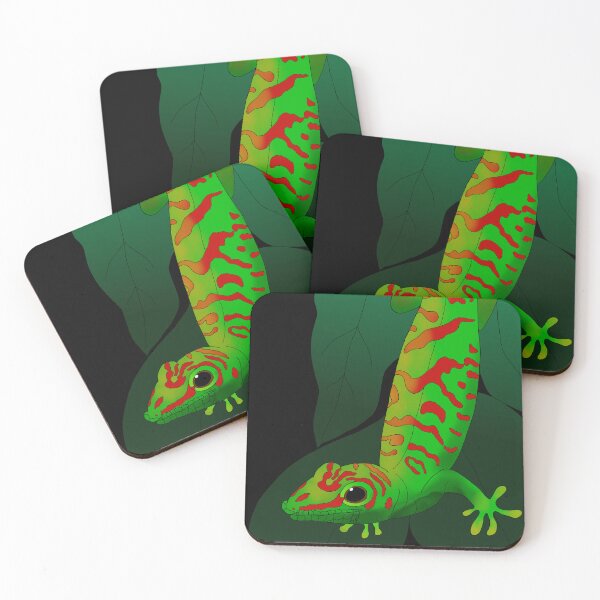 Item preview, Giant Day Gecko, cute green gecko designed and sold by Chrysalid Creations.