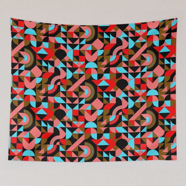 Item preview, geometric colorful patterns conceptual Art - Abstract Neo Geo graphic design designed and sold by Design Repo.