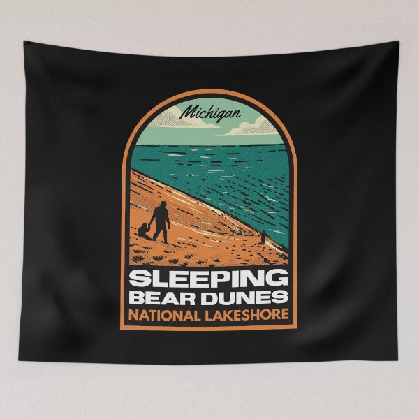 Item preview, Sleeping Bear Dunes National Lakeshore Michigan Vintage designed and sold by halpindesignco.