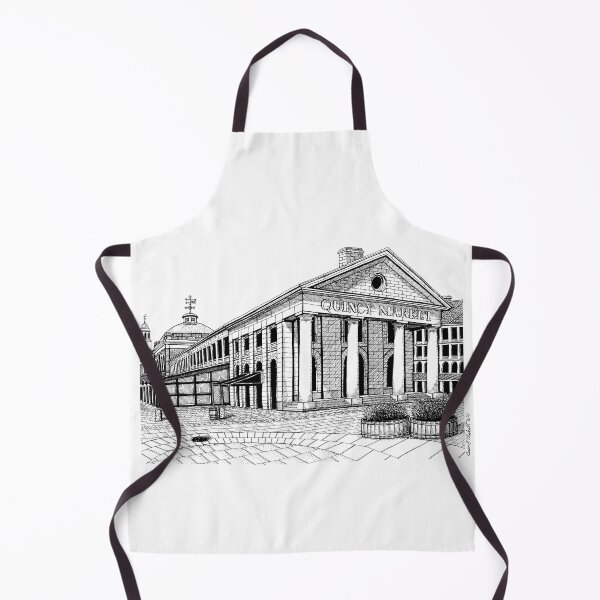 Item preview, Boston's Quincy Market-Drawing designed and sold by Conor Plunkett.