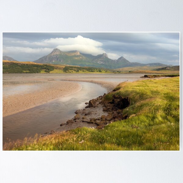 Item preview, Ben Loyal and Kyle of Tongue in Summer, Scotland. NC500. designed and sold by PhotosEcosse.