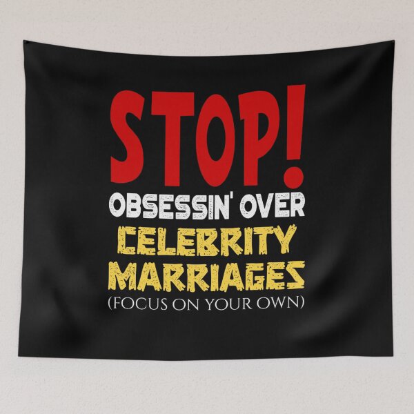 Item preview, Funny Stop Obsessing Over Celebrity Marriages Focus On Your Own designed and sold by SereneSouls.
