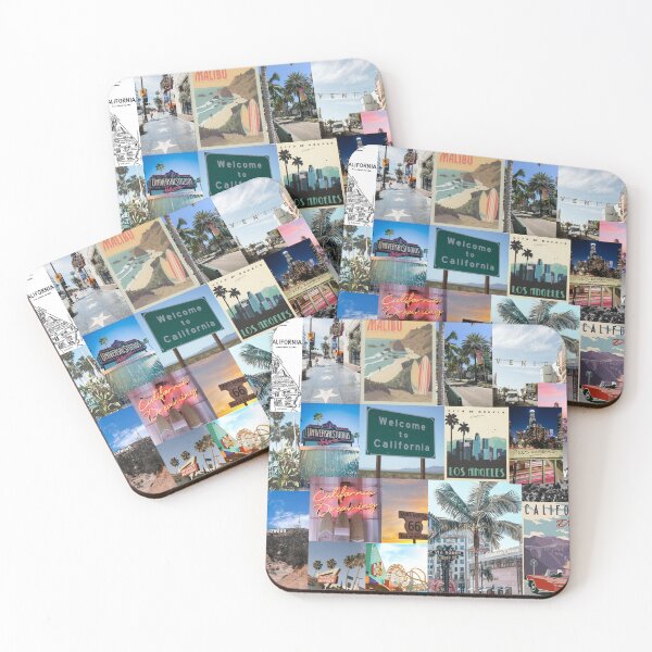 Item preview, california aesthetic collage designed and sold by morgananjos.