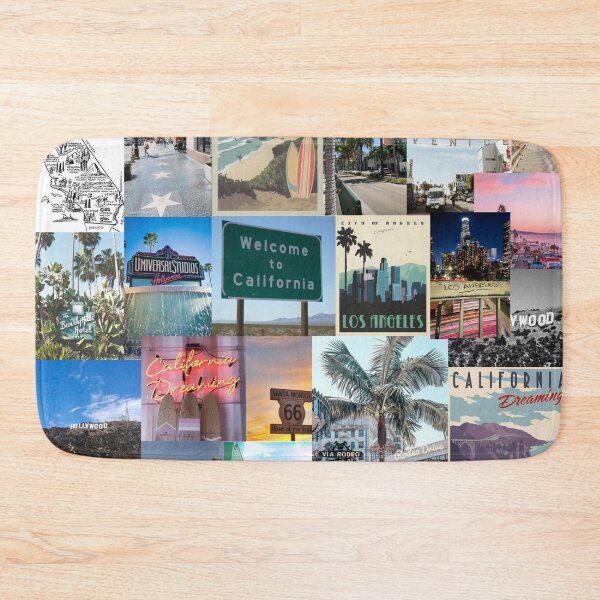 Item preview, california aesthetic collage designed and sold by morgananjos.