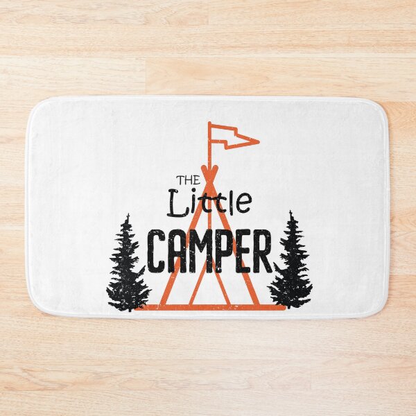 Item preview, the little camper kids tee designed and sold by quickkaart.