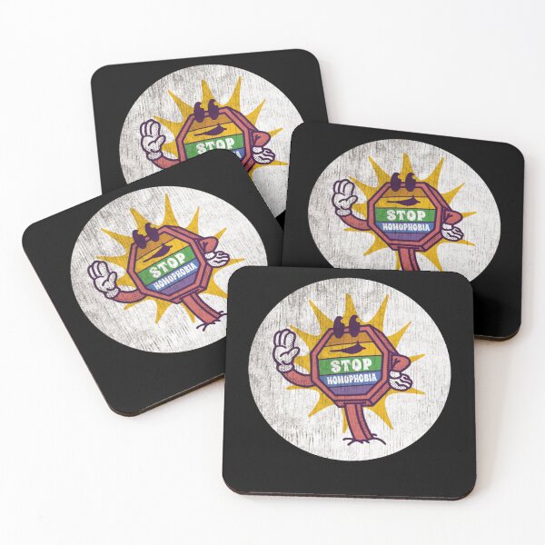 Item preview, Distressed Stop Homophobia Support LGBTQ Flag Pride Month  designed and sold by SereneSouls.