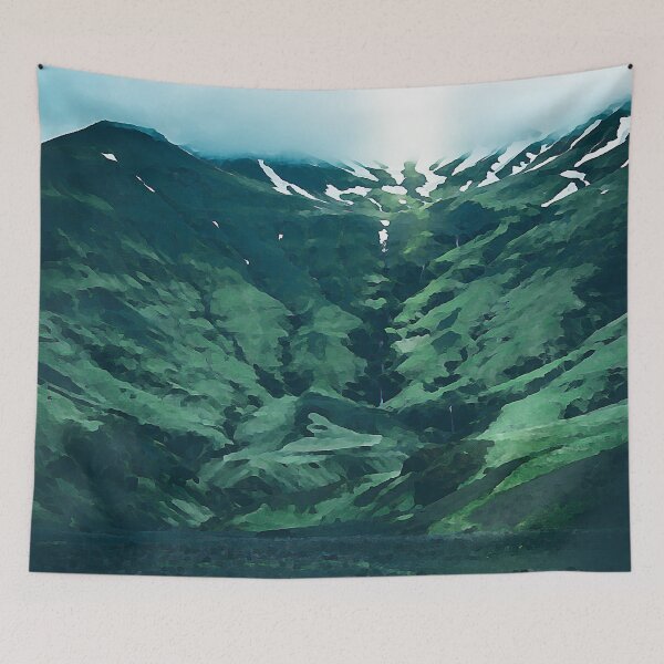 Item preview, Mountain bottom art designed and sold by UnlockingDesign.