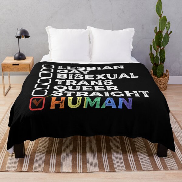 Item preview, Lesbian Gay Bisexual Transgender Queer Straight Human Check designed and sold by SereneSouls.