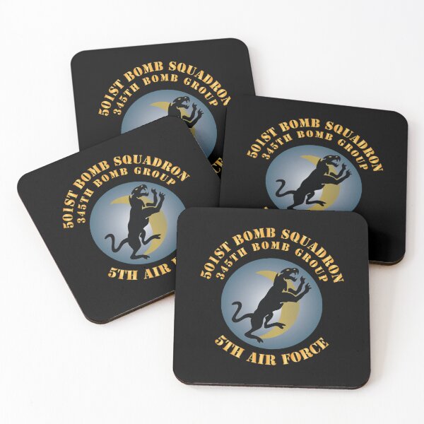 Item preview, SSI - AAF - 5th AF - 345th BG - 501st Bomb Squadron X 300 designed and sold by Military Insignia Products.