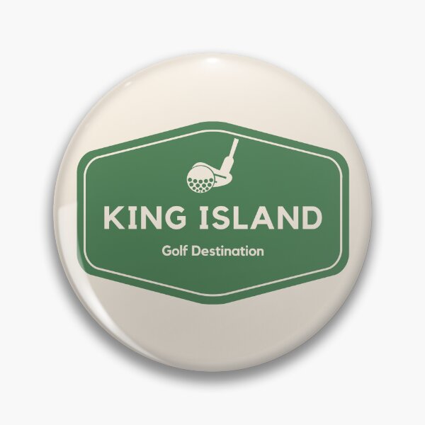 Item preview, King Island Australia - Golf Course Travel Destination Logo designed and sold by Vintage-TM.