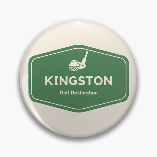 Item preview, Kingston Australia - Golf Course Travel Destination Logo designed and sold by Vintage-TM.