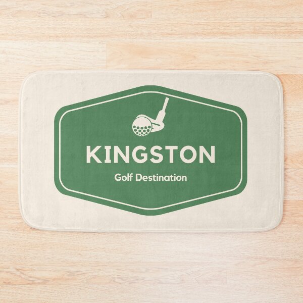 Item preview, Kingston Australia - Golf Course Travel Destination Logo designed and sold by Vintage-TM.