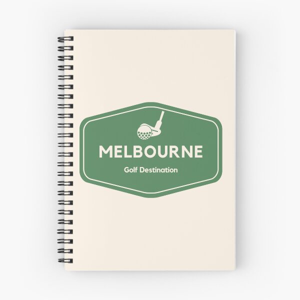 Item preview, Melbourne Australia - Golf Course Travel Destination Logo designed and sold by Vintage-TM.