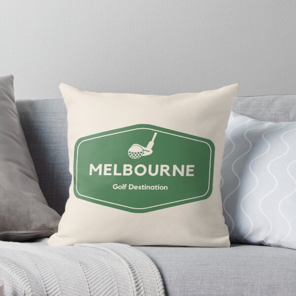 Item preview, Melbourne Australia - Golf Course Travel Destination Logo designed and sold by Vintage-TM.
