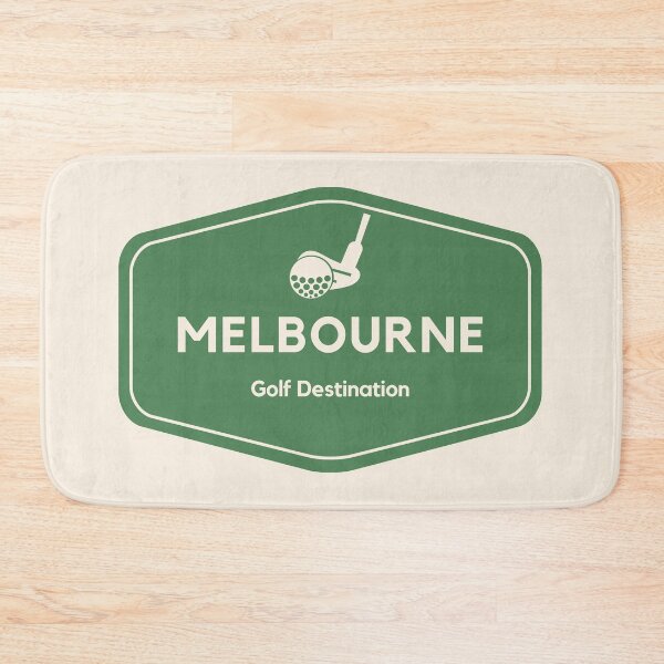 Item preview, Melbourne Australia - Golf Course Travel Destination Logo designed and sold by Vintage-TM.