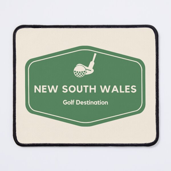Item preview, New South Wales Australia - Golf Course Travel Destination Logo designed and sold by Vintage-TM.