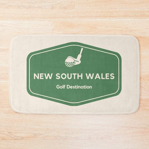 Item preview, New South Wales Australia - Golf Course Travel Destination Logo designed and sold by Vintage-TM.