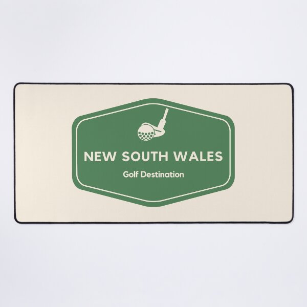Item preview, New South Wales Australia - Golf Course Travel Destination Logo designed and sold by Vintage-TM.