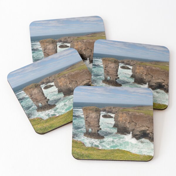 Item preview, Yesnaby Castle in Summer Orkney Isles Scotland designed and sold by PhotosEcosse.