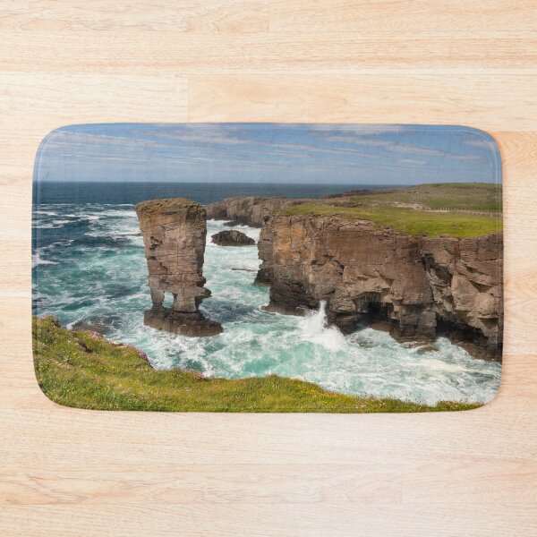 Item preview, Yesnaby Castle in Summer Orkney Isles Scotland designed and sold by PhotosEcosse.