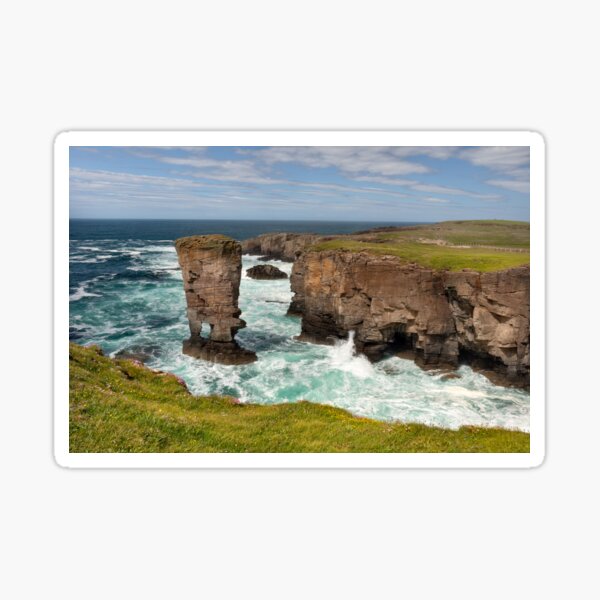 Item preview, Yesnaby Castle in Summer Orkney Isles Scotland designed and sold by PhotosEcosse.