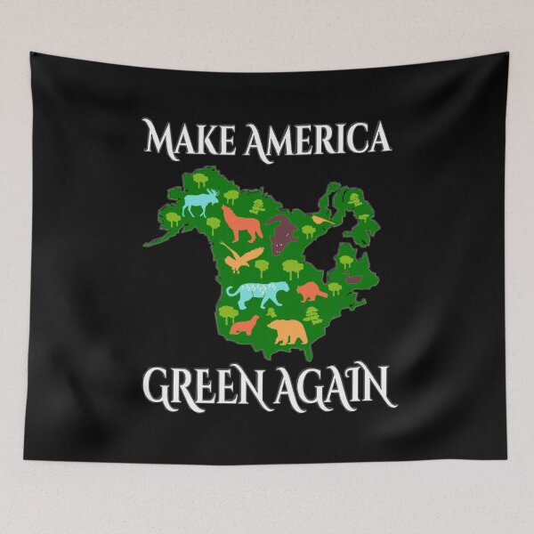 Item preview, Make America Green Again Climate Change Awareness 4th July designed and sold by SereneSouls.