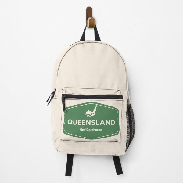 Item preview, Queensland Australia - Golf Course Travel Destination Logo designed and sold by Vintage-TM.