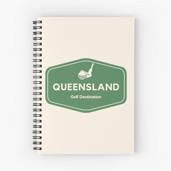 Item preview, Queensland Australia - Golf Course Travel Destination Logo designed and sold by Vintage-TM.