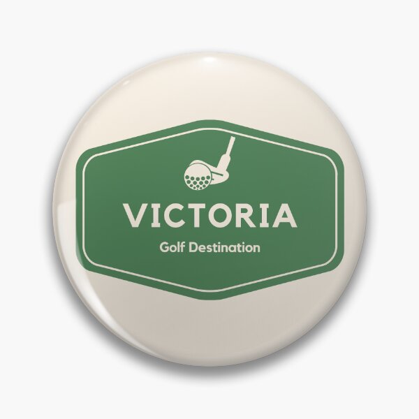 Item preview, Victoria Australia - Golf Course Travel Destination Logo designed and sold by Vintage-TM.