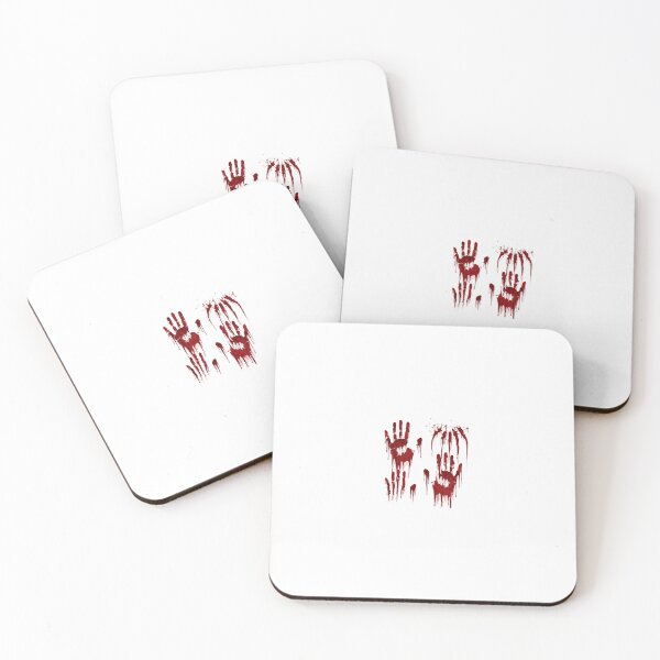 Item preview, Blood Handprint Halloween Costume Scary Ghost Horror Movie designed and sold by tanabe.