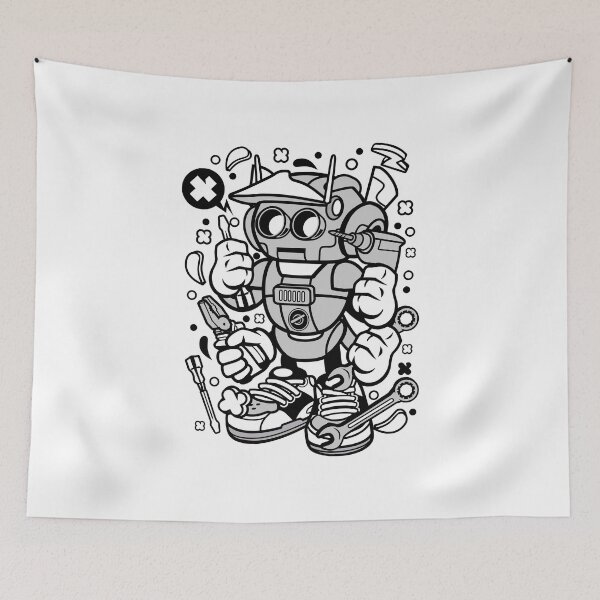 Item preview, robot machine tool gift designed and sold by Scelai.