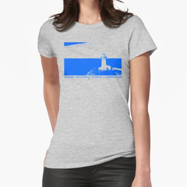 Lighthouse - South Solitary Island Fitted T-Shirt