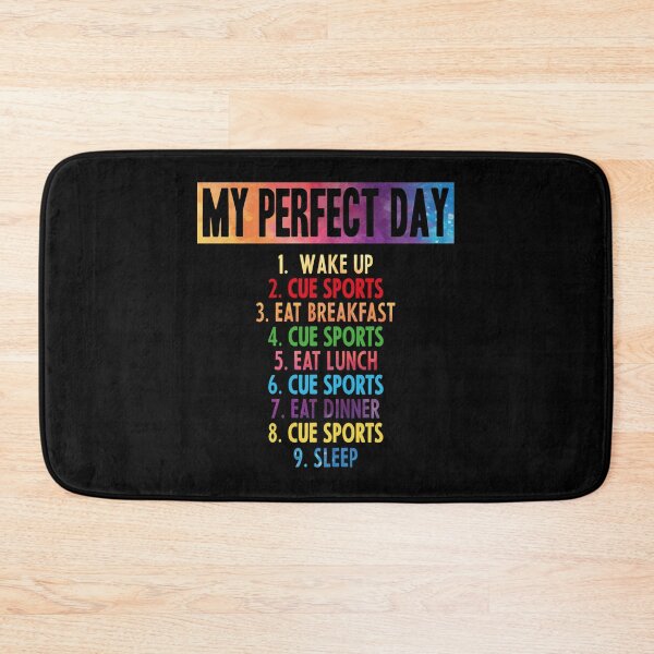 Item preview, My Perfect Cue Sports Day Sticker designed and sold by veronicaab.