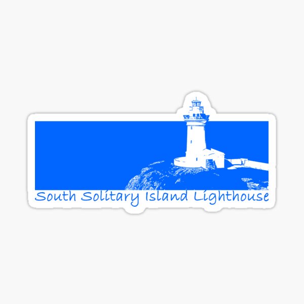 Lighthouse - South Solitary Island Sticker