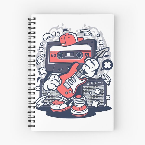 Item preview, rockstar cassette music gift designed and sold by Scelai.