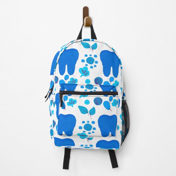 Item preview, Dental Gifts - Blue Teeth with Tree Leaves designed and sold by Happimola Designs.