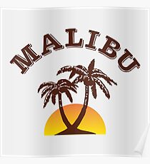 Malibu Rum Poster
